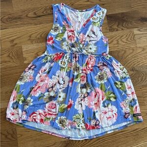 Matilda Jane Blue Floral Tank Top